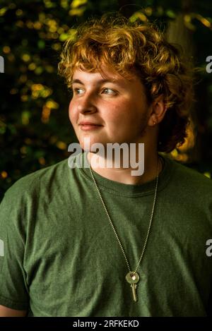 Trans Lovers auf einer Wanderung Stockfoto