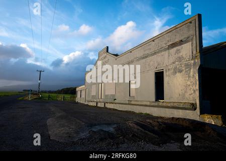 Awatuna Co-operative Dairy Factory, Taranaki, North Island, Neuseeland Stockfoto