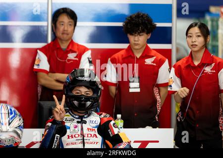 Suzuka, JAPAN, 4. August 2023. Honda Fahrer beim 44. Coca-Cola Suzuka 8hr Endurance Race 2023, Japan. Kredit: Ivica Glavas/Speed Media/Alamy Live News Stockfoto