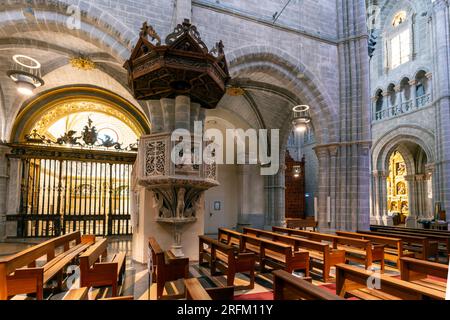 Die Kirche Tarazona. Die Kathedrale von Tarazona ist eine römisch-katholische Kirche in Tarazona, Provinz Zaragoza, in Aragon, Spanien Stockfoto