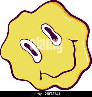 Komisches Lächeln Stock Vektor