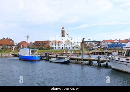 Mai 05 2023 - Wismar, Mecklenburg-Vorpommern in Deutschland: Der Hafen von Timmendorf auf der ostseeinsel Poel Stockfoto