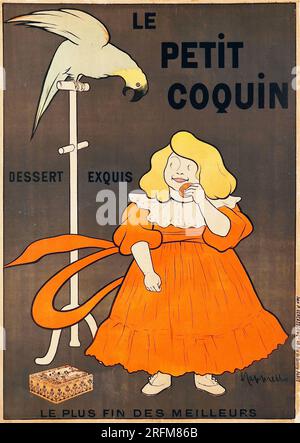 Le Petit Coquin, Dessert exquis, le plus Fin des meilleurs - das kleine Schurke, exquisite Dessert, das feinste der Besten - Leonetto Cappiello Werbetoster - vor 1903 Uhr Stockfoto