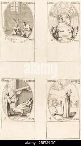 Jacques Callot, St. Peter, Apostel, St. Mary of Angels; Entdeckung des Leichnam von St. Stephen, St. Dom, Ätzen, R.L. Baumfeld Kollektion, 1969.15.707 M Stockfoto