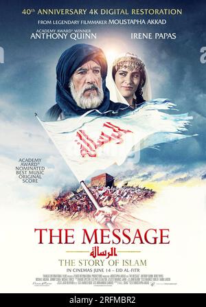 The Message Year : 1976 Libanon / Libyen / Marokko / UK Direktor : Moustapha Akkad Anthony Quinn, Irene Papas American Poster Stockfoto