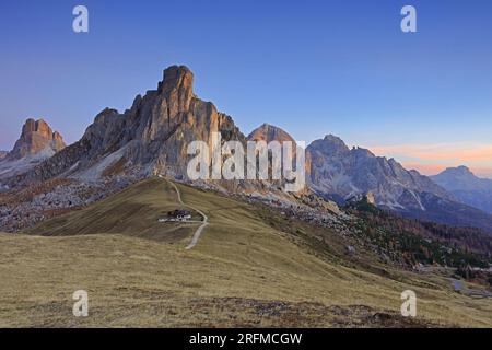 Italien, Colle Santa Lucia, Selva di Cadore, Giau Pass, passo di Giau, Dolomiten, Veneta Stockfoto