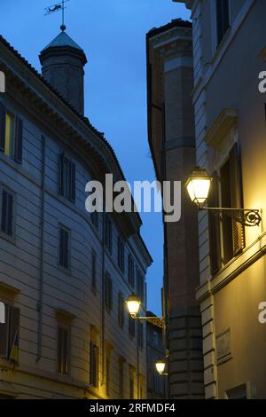 Italien, Rom, Latium, Via di Sant'Angelo in Pescheria Stockfoto
