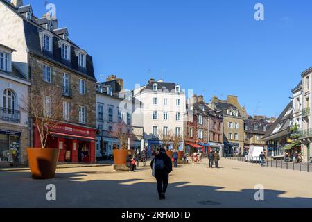 Frankreich, Bretagne, Morbihan, Vannes, Place des Lices Stockfoto