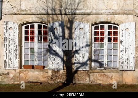 Frankreich, Region Normandie, Calvados, Beaumont-en-Auge, Place de Verdun, Stockfoto