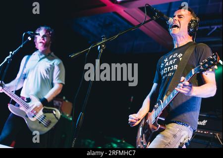 Sunderland, Vereinigtes Königreich - 03.08.23: McLusky perfom bei Pop Recs Ltd in Sunderland, Vereinigtes Königreich. Kredit: Thomas Jackson/Alamy Live News Stockfoto