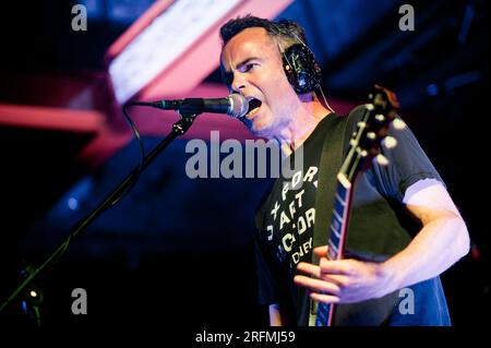 Sunderland, Vereinigtes Königreich - 03.08.23: McLusky perfom bei Pop Recs Ltd in Sunderland, Vereinigtes Königreich. Kredit: Thomas Jackson/Alamy Live News Stockfoto