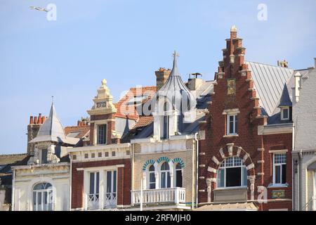 Frankreich, Region Hauts-de-France, Departement Nord, Dünkirchen, Malo-les-Bains, Strand Stockfoto