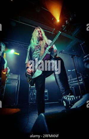 Live-Performance bei HRH AOR, Blues and Crows, O2 Academy, Leicester, Juni 2023 Stockfoto