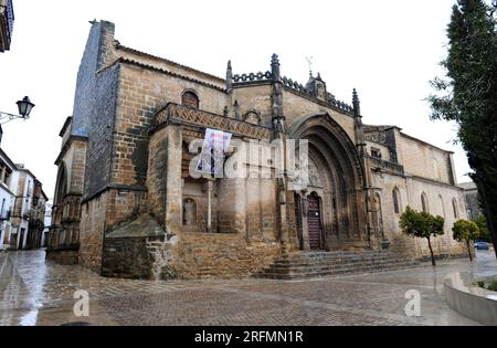 Ubeda, Kirche San Pablo, romanischer und gotischer Stil. Provinz Jaen, Andalusien, Spanien. Stockfoto