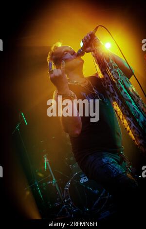 Live-Performance bei HRH AOR, Blues and Crows, O2 Academy, Leicester, Juni 2023 Stockfoto