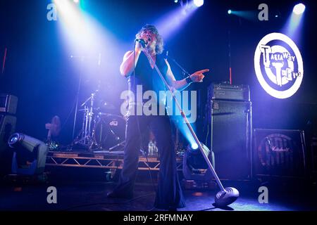 Live-Performance bei HRH AOR, Blues and Crows, O2 Academy, Leicester, Juni 2023 Stockfoto