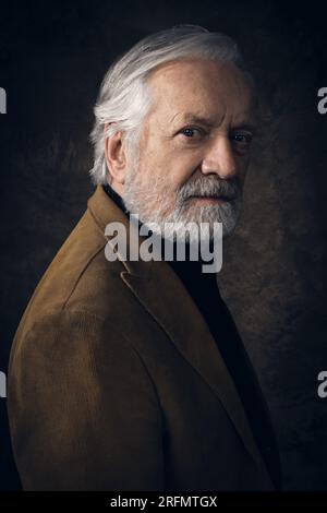 ANDRZEJ SEWERYN - einer der erfolgreichsten polnischen Schauspieler, spielte in über 50 Filmen, hauptsächlich in Polen, Frankreich und Deutschland. Stockfoto