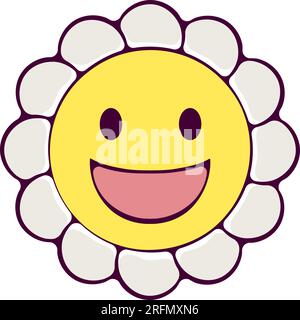 Tolle fröhliche Gänseblümchen Stock Vektor