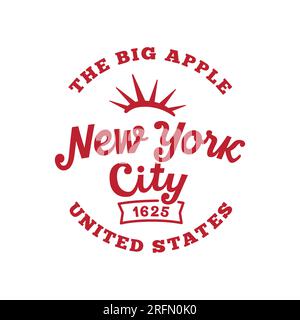 New York City Vektordesign-Vorlage. Vektor und Illustration. Stock Vektor