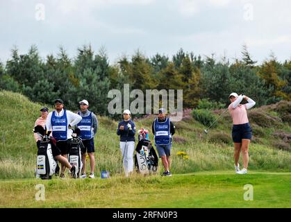 4. August 2023. Irvine, Schottland, Großbritannien. Maja stark am 2., Tag 2. Kredit: CDG/Alamy Live News Stockfoto