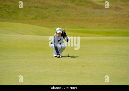 4. August 2023. Irvine, Schottland, Großbritannien. Hinako Shibuno am 1. Tag 2. Kredit: CDG/Alamy Live News Stockfoto