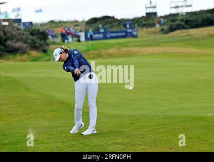 4. August 2023. Irvine, Schottland, Großbritannien. Hinako Shibuno am 1. Tag 2. Kredit: CDG/Alamy Live News Stockfoto