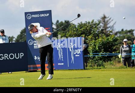 4. August 2023. Irvine, Schottland, Großbritannien. Gemma Dryburgh am 9. Tag 2. Kredit: CDG/Alamy Live News Stockfoto