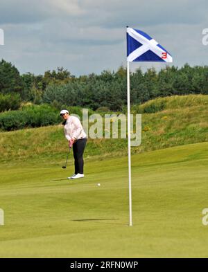 4. August 2023. Irvine, Schottland, Großbritannien. Lilia Vu am 3. Tag 2. Kredit: CDG/Alamy Live News Stockfoto