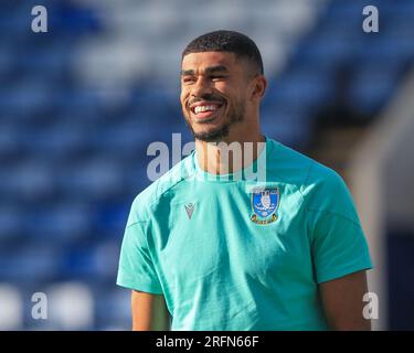 Ashley Fletcher of Sheffield Mittwoch während des Sky Bet Championship-Spiels Sheffield Wednesday vs Southampton in Hillsborough, Sheffield, Großbritannien, 4. August 2023 (Foto: Alfie Cosgrove/News Images) Stockfoto