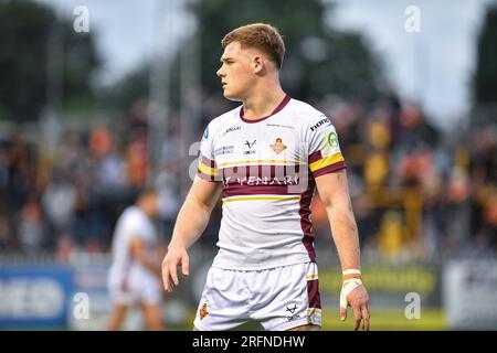 Castleford, Großbritannien. 4. August 2023 Sam Halsall (24) von Huddersfield Giants. Rugby League Betfred Super League , Castleford Tigers vs Huddersfield Giants im MEND-A-Hose Stadium, Castleford, UK Kredit: Dean Williams/Alamy Live News Stockfoto