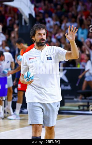 Madrid, Spanien. 04. Aug. 2022. 4. August 2023; Wizink Center; Madrid; Spanien; Freundschaftsspiel; FIBA Basketball-Weltmeisterschaft; Spanien gegen Venezuela; Sergio Llull (Spanien) 900/Cordon Press Credit: CORDON PRESS/Alamy Live News Stockfoto