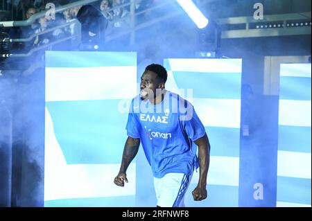 Athen, Lombardei, Griechenland. 4. Aug. 2023. 43 THANASIS ANTETOKOUNMPO von Griechenland während des International Friendly.Match zwischen Griechenland und Slowenien im OAKA Stadium am 4. August 2023, in.Athen, Griechenland. (Kreditbild: © Stefanos Kyriazis/ZUMA Press Wire) NUR REDAKTIONELLE VERWENDUNG! Nicht für den kommerziellen GEBRAUCH! Kredit: ZUMA Press, Inc./Alamy Live News Stockfoto