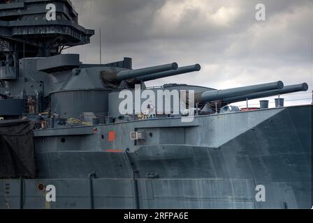 USS Texas San Jacinto Stockfoto