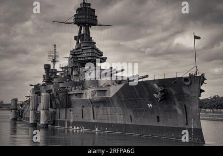 USS Texas San Jacinto Stockfoto