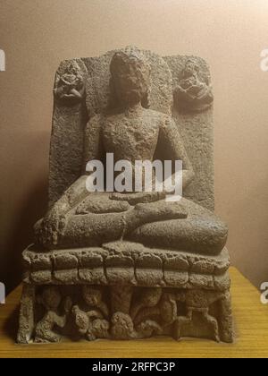 Buddha, 9. Jahrhundert n. Chr. Ratnagiri, Jajpur. Stockfoto