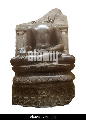 Buddha, 7. Jahrhundert n. Chr., Bihar. Stockfoto