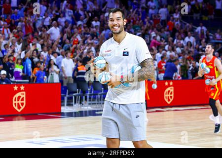 Madrid, Spanien. 04. Aug. 2022. 4. August 2023; Wizink Center; Madrid; Spanien; Freundschaftsspiel; FIBA Basketball-Weltmeisterschaft; Spanien gegen Venezuela; Willy Hernangomez (Spanien) 900/Cordon Press Credit: CORDON PRESS/Alamy Live News Stockfoto