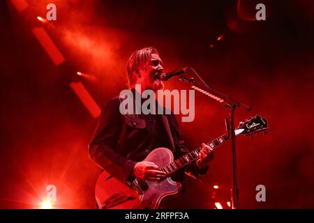 Toronto, Kanada. 04. Aug. 2023. Queens of the Stone Age tritt auf der „End is Nero“-Tour auf der Budweiser-Bühne auf. Credit: Bobby Singh/Alamy Live News Stockfoto