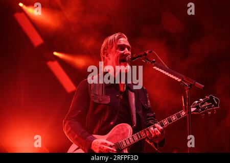 Toronto, Kanada. 04. Aug. 2023. Queens of the Stone Age tritt auf der „End is Nero“-Tour auf der Budweiser-Bühne auf. Credit: Bobby Singh/Alamy Live News Stockfoto