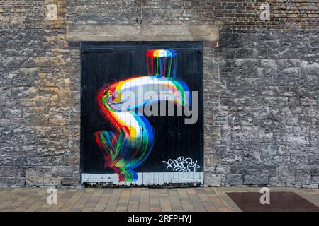 Dublin, Irland - 23. Juli 2023: 3Die Tukane im Guinness Storehouse Stockfoto