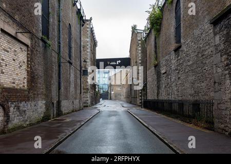 Dublin, Irland - 23. Juli 2023: Guinness Storehouse, interaktives Erlebnis und Museum zur Geschichte von Guinness Stockfoto