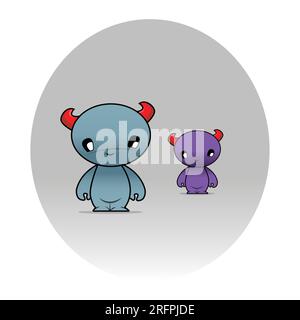 Cartoon Monsters Vector Stock Vektor