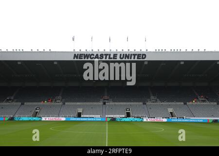 Ein allgemeiner Blick auf den St. James' Park während des Sela Cup Spiels zwischen OCG Nizza und Villareal CF in St. James's Park, Newcastle, Samstag, den 5. August 2023. (Foto: Michael Driver | MI News) Guthaben: MI News & Sport /Alamy Live News Stockfoto