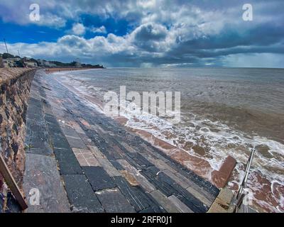 Exmouth Seafront in Devon, Großbritannien Stockfoto