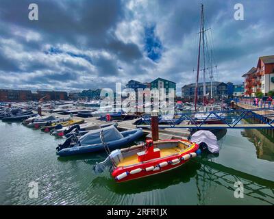 Exmouth Marina in Devon, Großbritannien Stockfoto