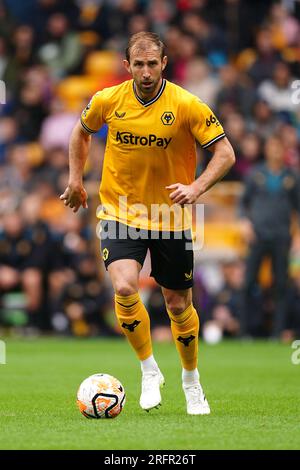 Craig Dawson von Wolverhampton Wanderers im Molineux Stadium, Wolverhampton. Foto: Samstag, 5. August 2023. Stockfoto