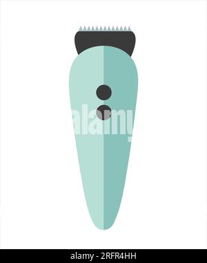 Flacher Bartschneider Stock Vektor