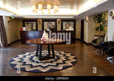 SOWETO HOTEL AM FREEDOM SQUARE ZU EHREN DER ANC-FÜHRER Stockfoto