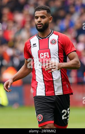 Sheffield, Großbritannien. 05. Aug. 2023. Sheffield United Anis Slimane beim Sheffield United FC gegen VfB Stuttgart FC Pre-Season Friendly Match in Bramall Lane, Sheffield, Großbritannien am 5. August 2023 Gutschrift: Jede zweite Media/Alamy Live News Stockfoto