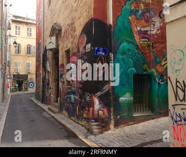 Altstadt, Marseille, Frankreich Stockfoto